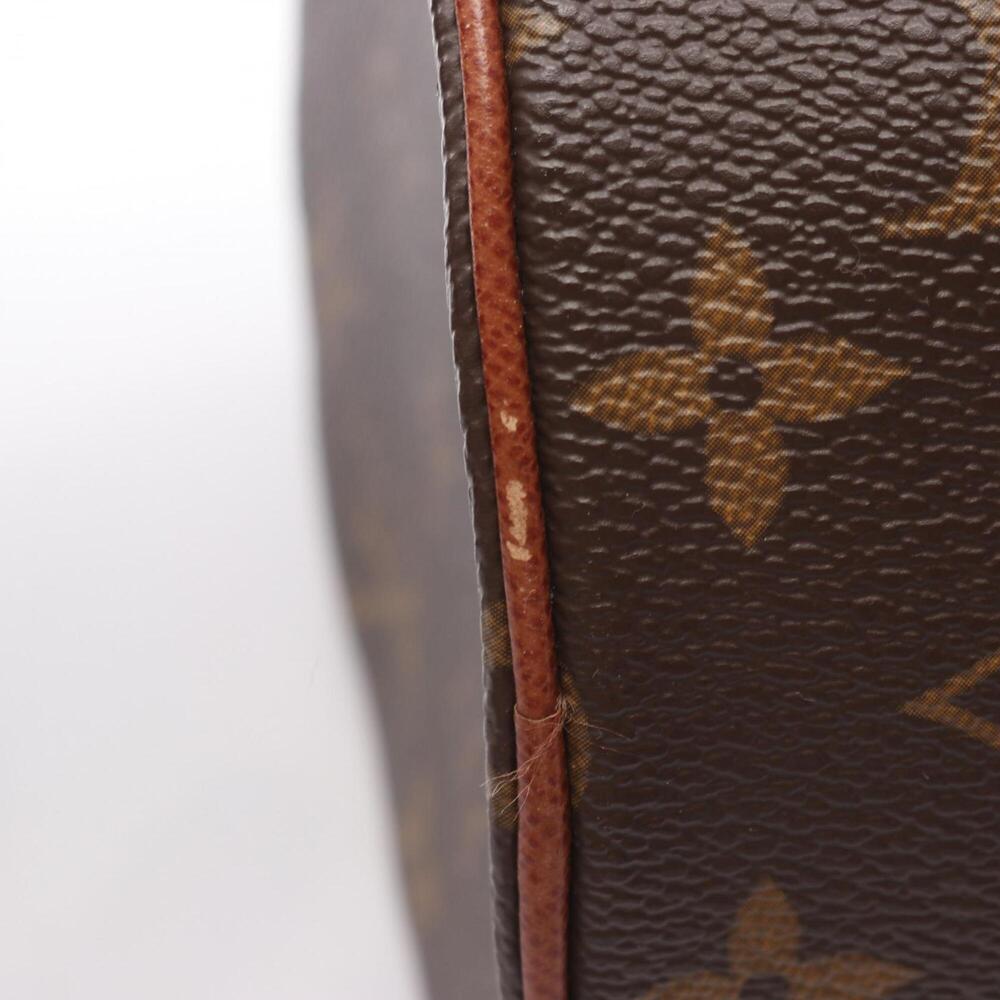 LOUIS VUITTON Brown Monogram Leather Papillon 30 Pouch - Picture 8 of 9